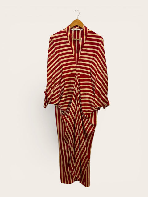 Chandrika Kaftan - Red Stripes