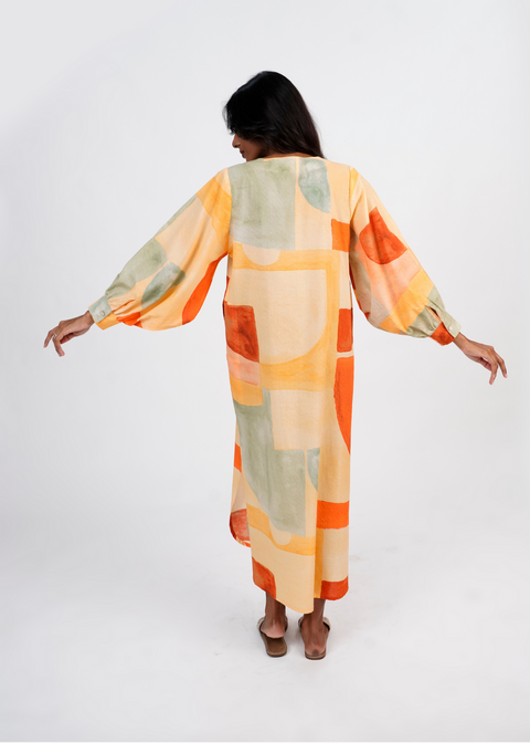 Anika Dress - Summer Sky