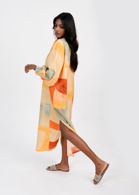 Anika Dress - Summer Sky