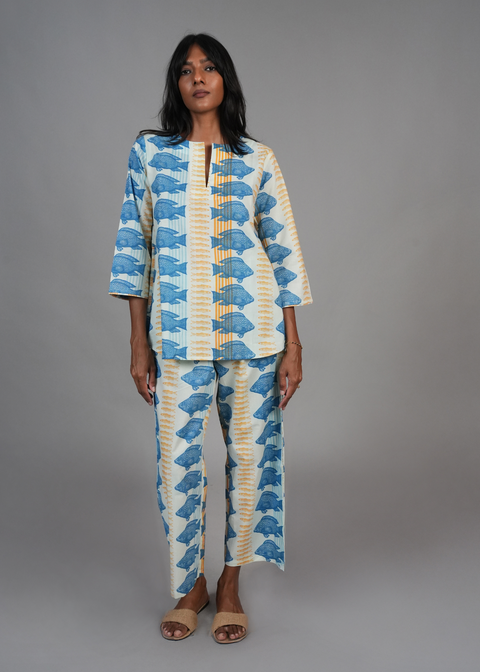 Radha Tunic Set - Something Fishy