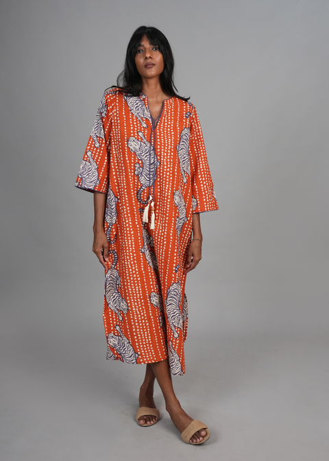 Tunic Dress - Earth Tiger