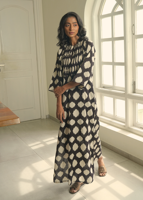 Nikki Lounge Dress - Stone