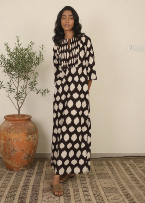 Nikki Lounge Dress - Stone
