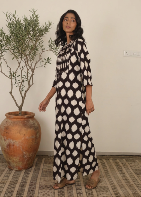 Nikki Lounge Dress - Stone