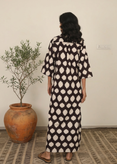 Nikki Lounge Dress - Stone