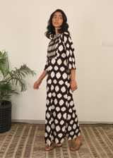 Nikki Lounge Dress - Stone