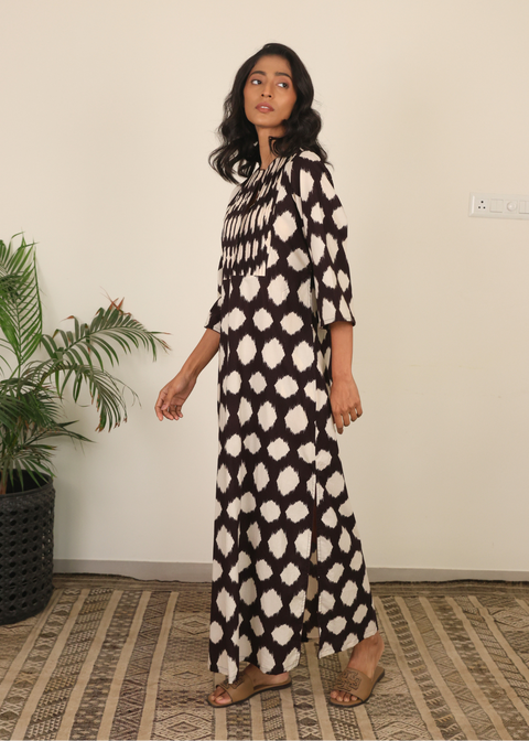 Nikki Lounge Dress - Stone
