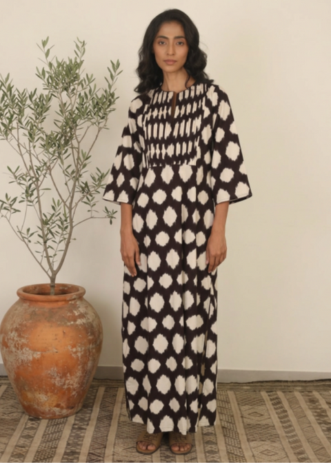 Nikki Lounge Dress - Stone