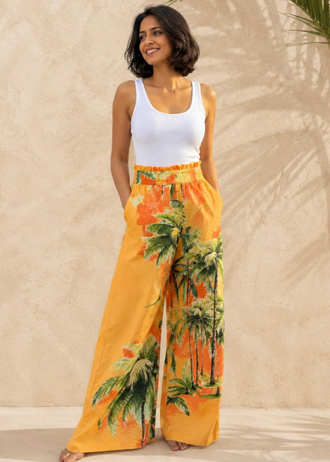 Chhaya Wide Leg Pant - Coco Loco