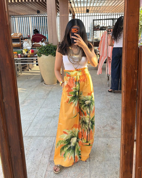 Chhaya Wide Leg Pant - Coco Loco
