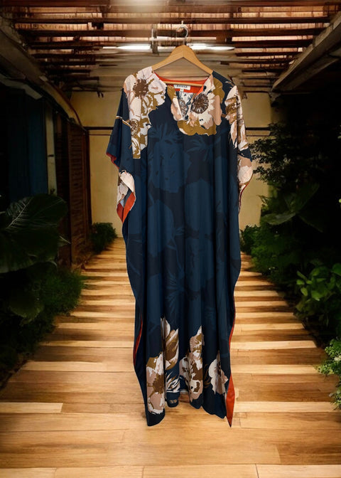 Surya Caftan - Moonlit Blooms