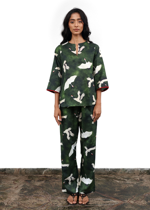 Radha Tunic Top - Clover Cranes