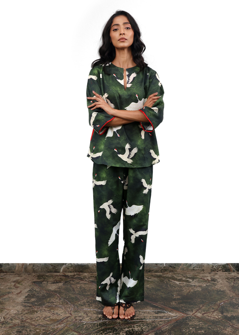 Radha Tunic Top - Clover Cranes