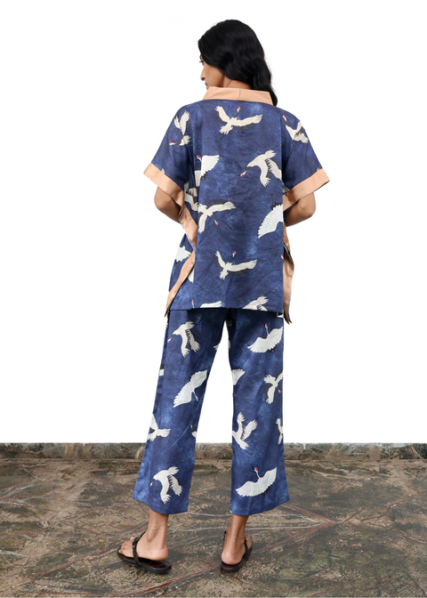 Tina Tunic Top - Blue Eyed Cranes