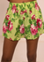 Ela Shorts - Green Roses