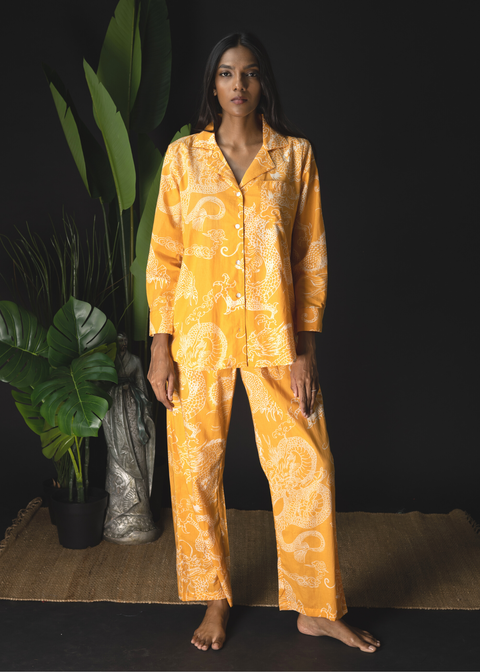 Ela Top - Yellow Dragons